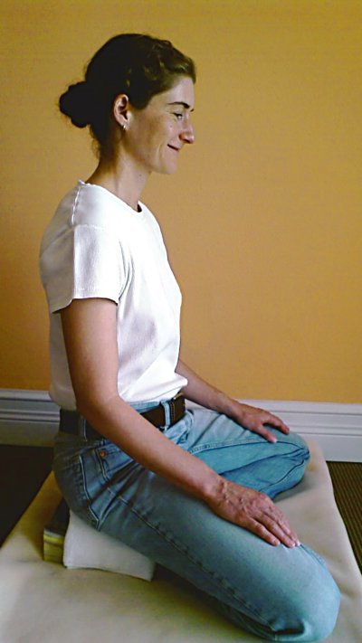 The siddha posture – side view